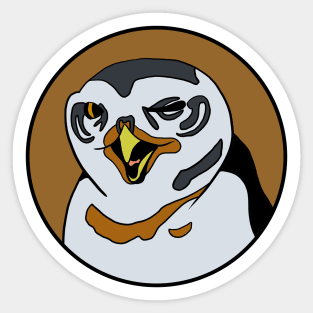 Funny Animal Design - Cheeky Owl Sticker